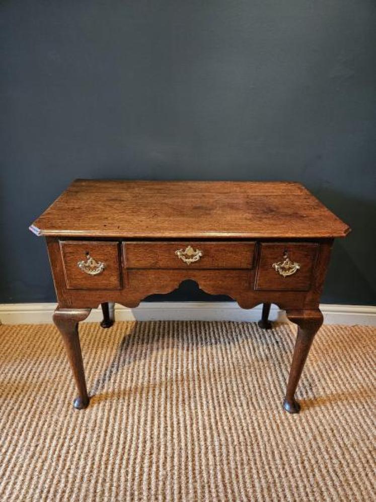 George II Oak Low Boy - Image 2