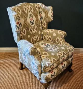 Late Victorian Wing Back Arm Chair