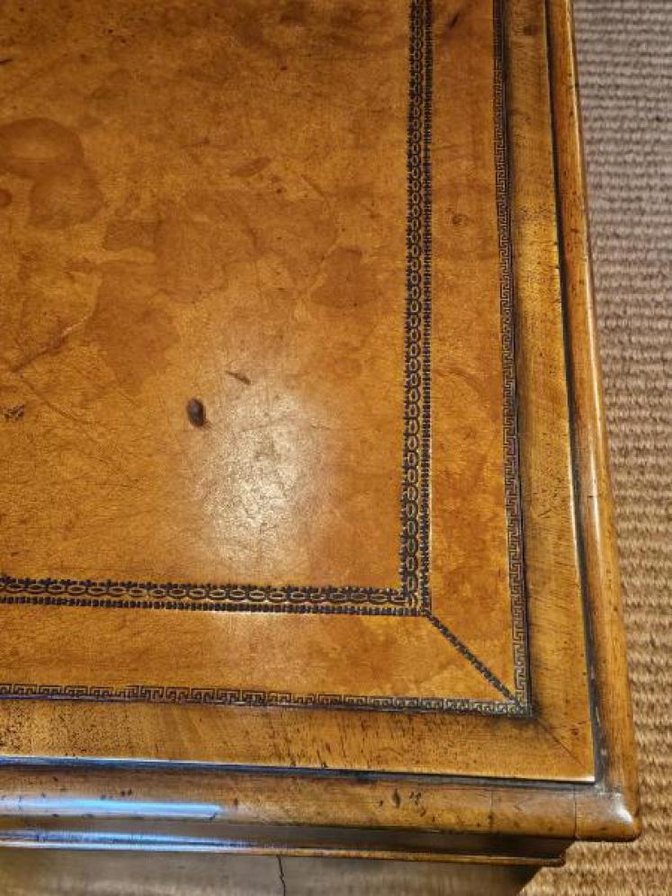 Quality Victorian Walnut Pedestal Desk - Image 5