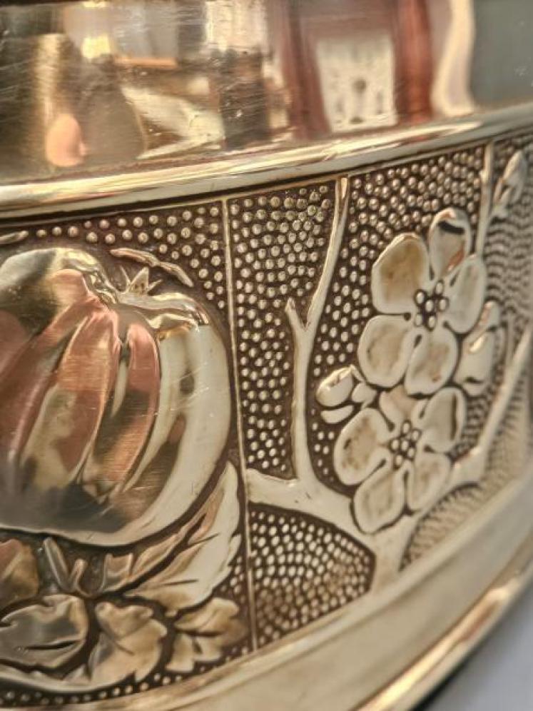 Arts and Crafts Brass Planter - Image 6