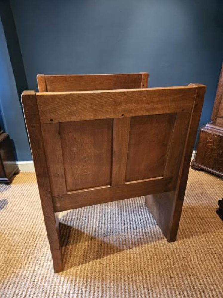 Pair of Unique Thompsons of Kilburn Mouseman Settles  - Image 6