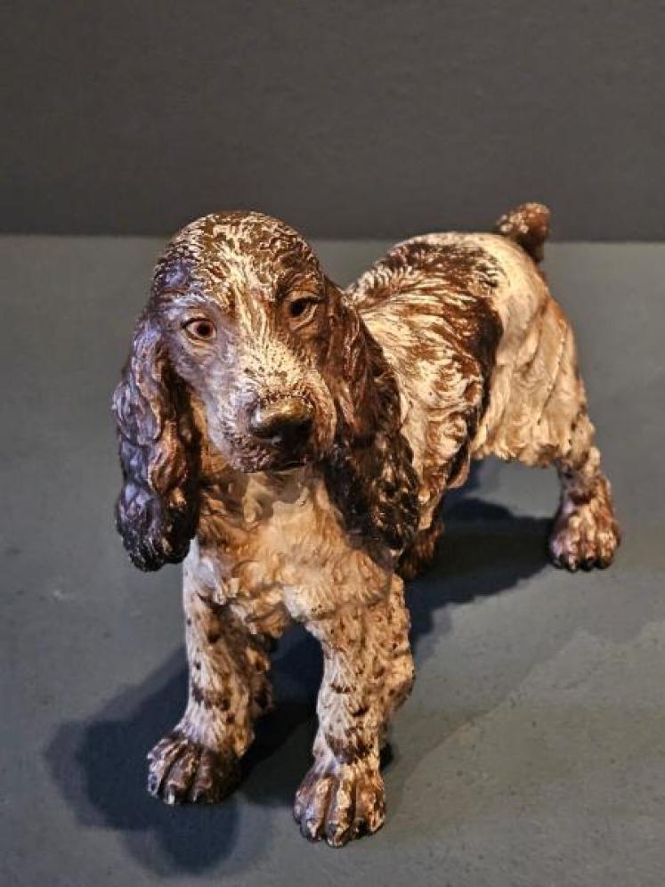 Cold Painted Bronze Spaniel - Image 1