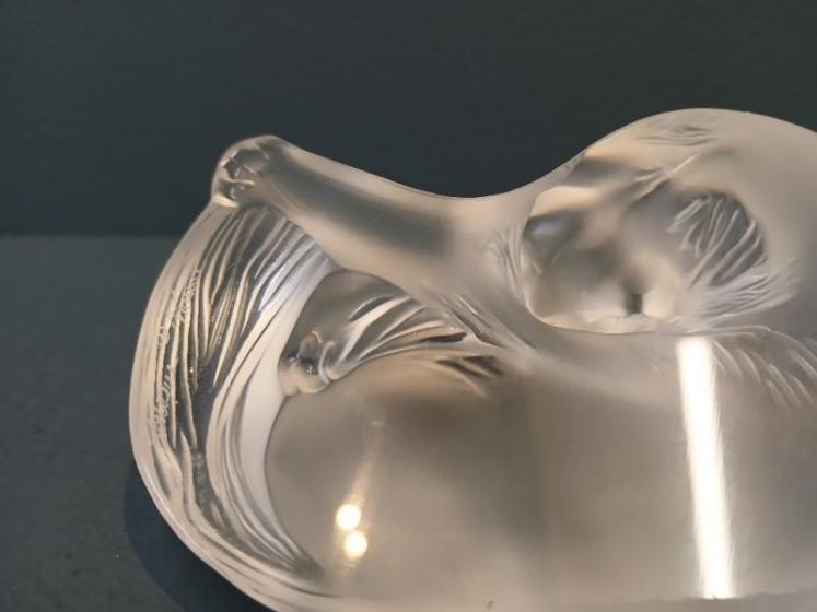 Lalique Opalescent 'Happy Cat'  - Image 5