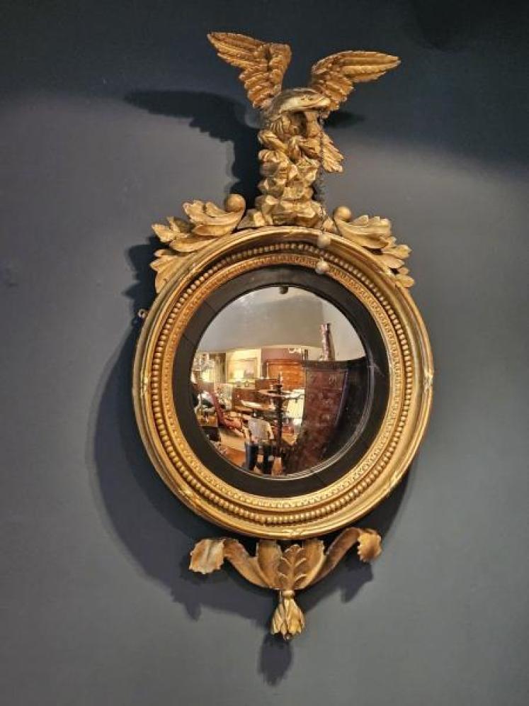 Regency Convex Mirror  - Image 1