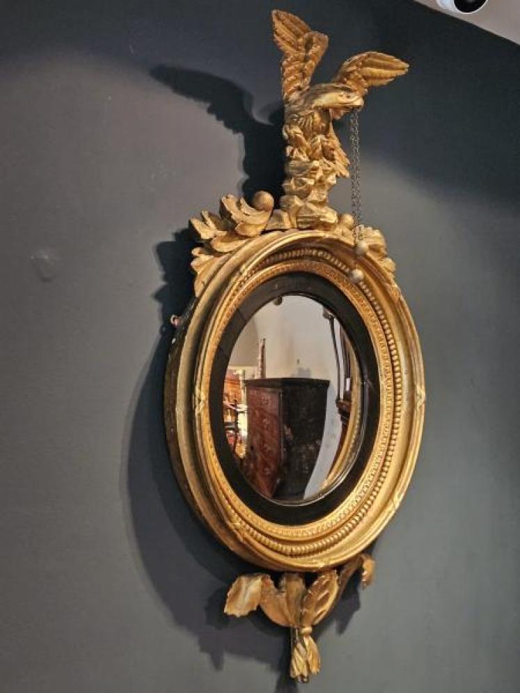Regency Convex Mirror  - Image 2