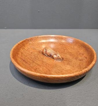 Superb 1950's Thompsons of Kilburn  Mouseman 6" Shallow Bowl