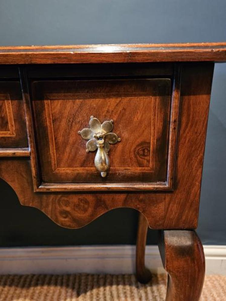 Elegant George I Style Walnut Lowboy - Image 3