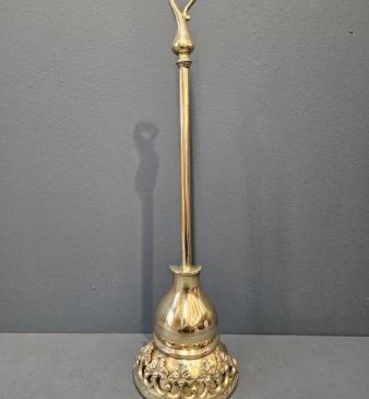 Superb Early Victorian Acanthus Leaf Boarder Brass Door Stop
