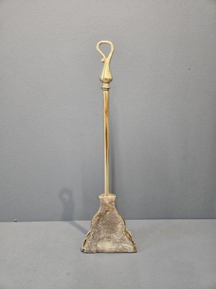 Superb Early Victorian Acanthus Leaf Boarder Brass Door Stop - Image 5