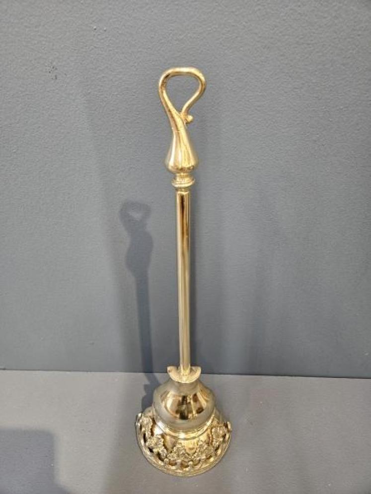 Superb Early Victorian Acanthus Leaf Boarder Brass Door Stop - Image 7