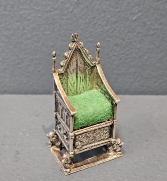 Silver Throne Pin Cushion