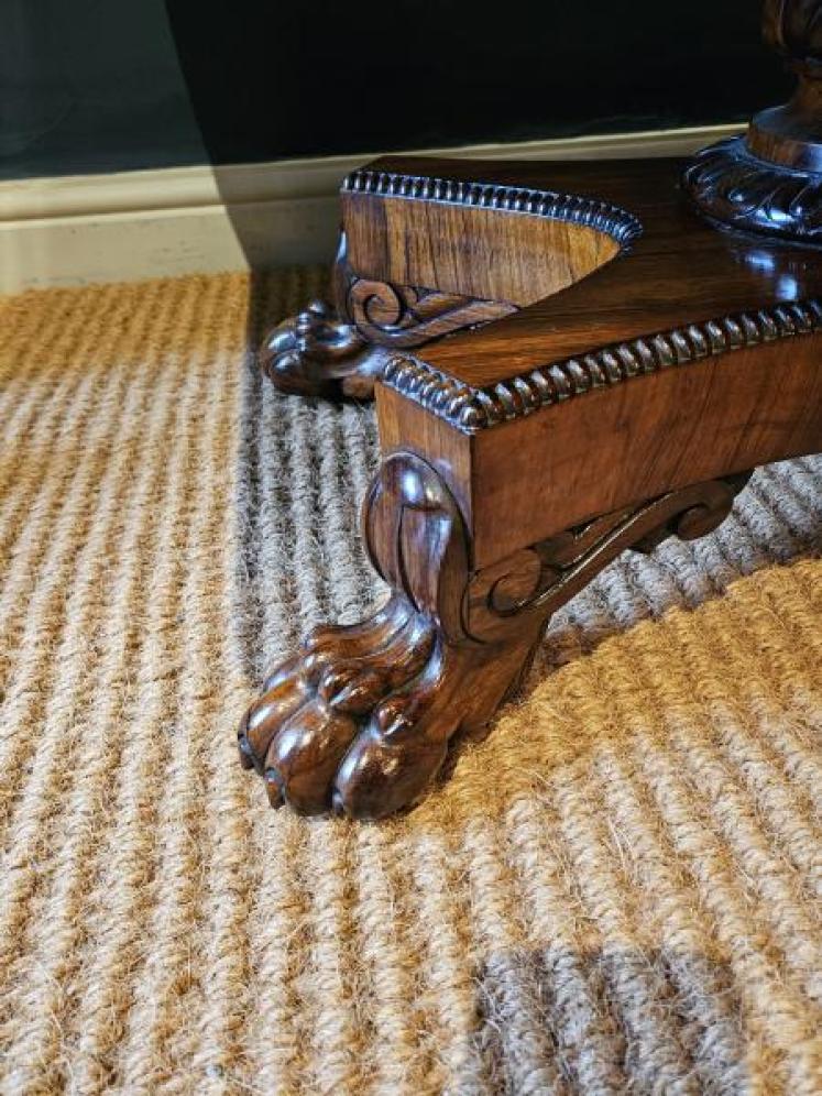 Outstanding Regency Rosewood Sofa Table - Image 3