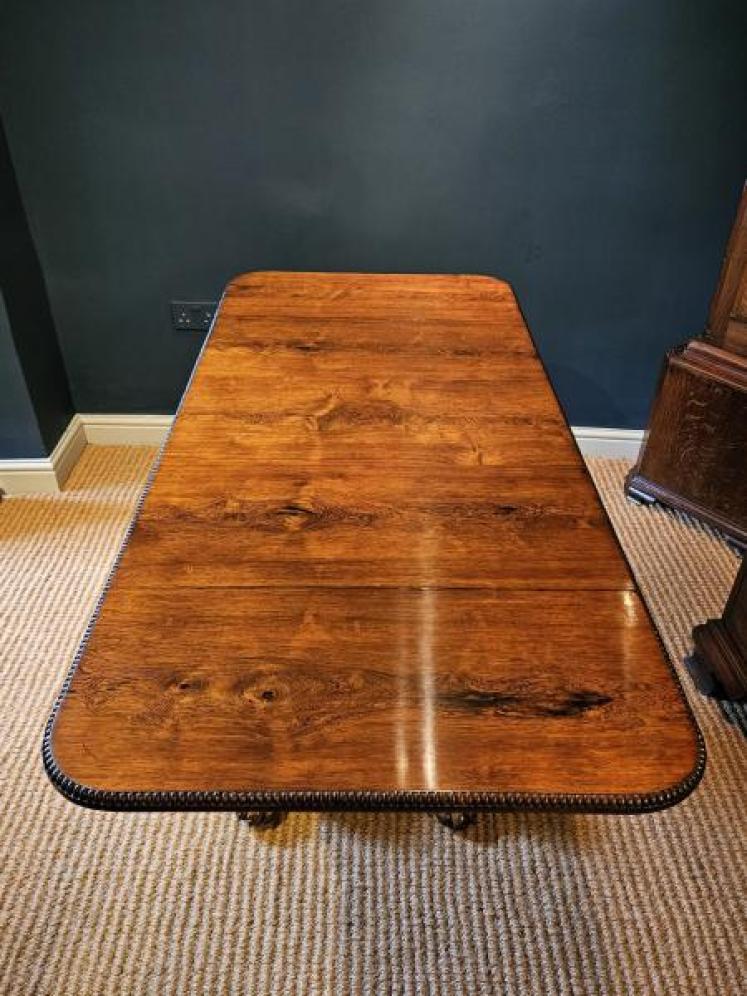 Outstanding Regency Rosewood Sofa Table - Image 7