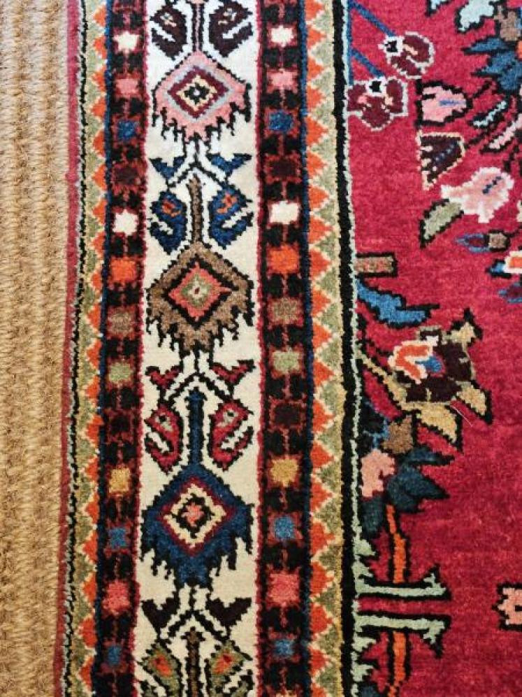 Deep Red Persian Rug - Image 2