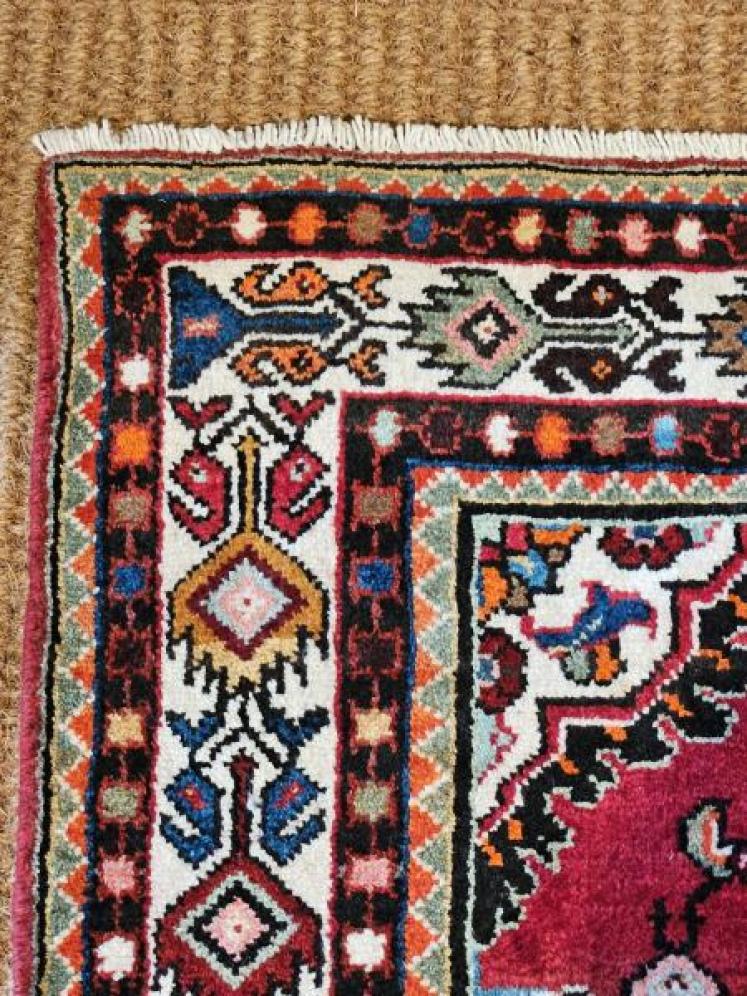 Deep Red Persian Rug - Image 3