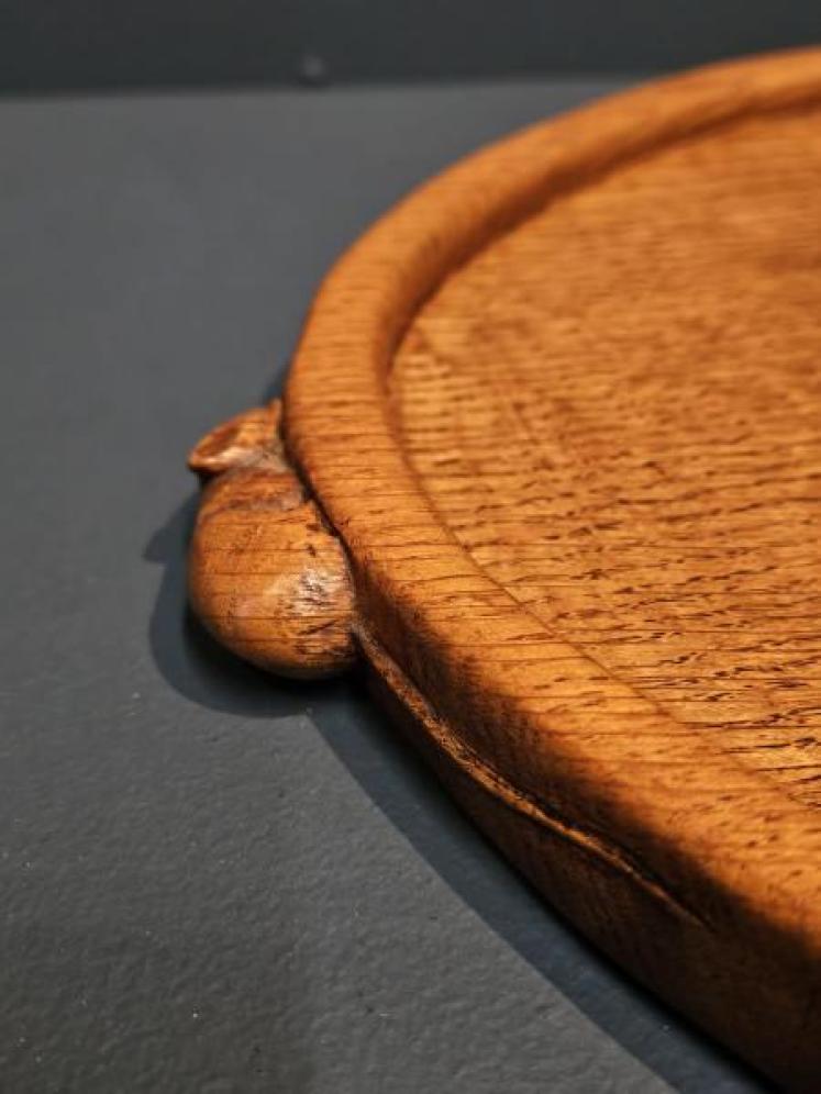 Superb 1950's Mouseman Kidney Shaped Tray - Image 4