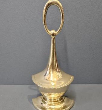 Early Victorian Brass Door Stop