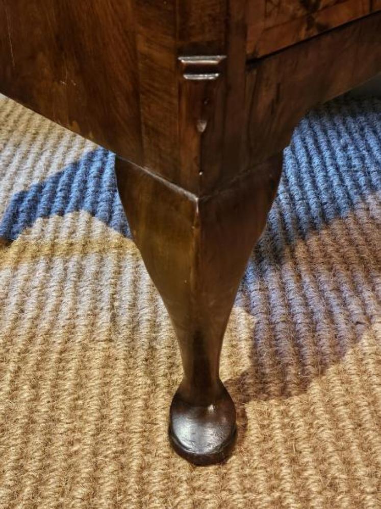 Superb Edwardian Walnut Tallboy Chest - Image 7