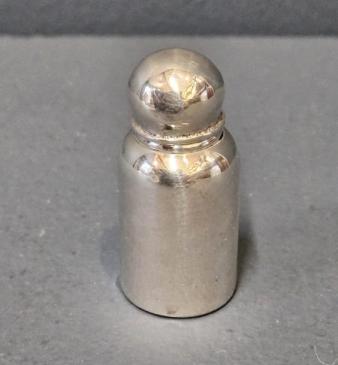 Small Hinged Top Silver Scent Bottle 