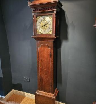 Fell of Ulverston George II Oak Longcase Clock 
