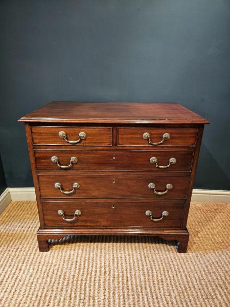Small George III Mahogany Chest of Drawers  - Image 6