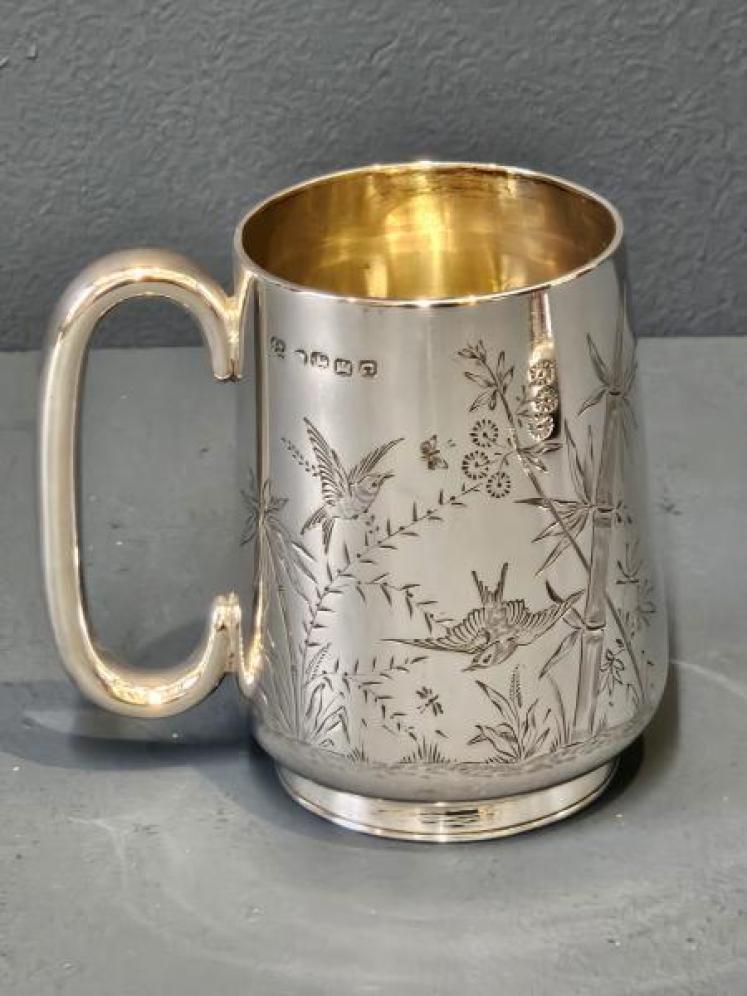 Victorian Exeter Silver Mug - Image 1