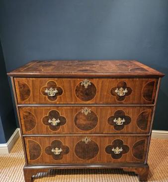 Inlaid Georgian Walnut Chest