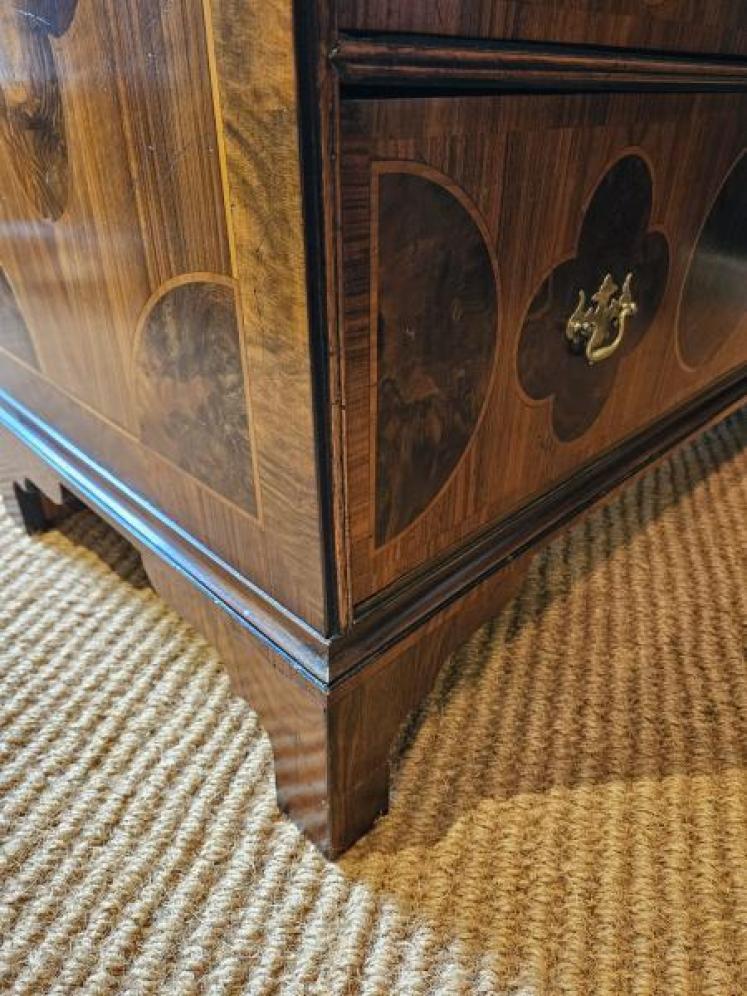 Inlaid Georgian Walnut Chest - Image 7