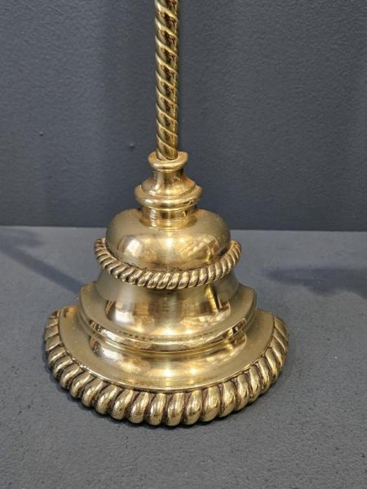 Superb Matching Pair of Victorian Brass Door Stops - Image 2