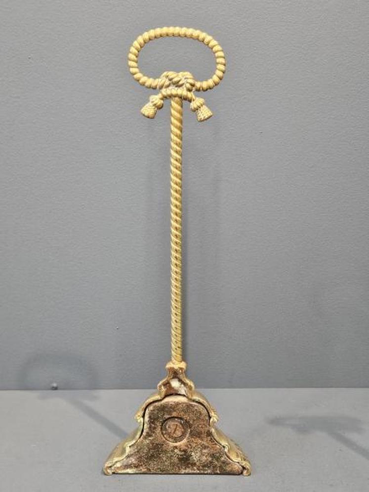 Superb Matching Pair of Victorian Brass Door Stops - Image 5