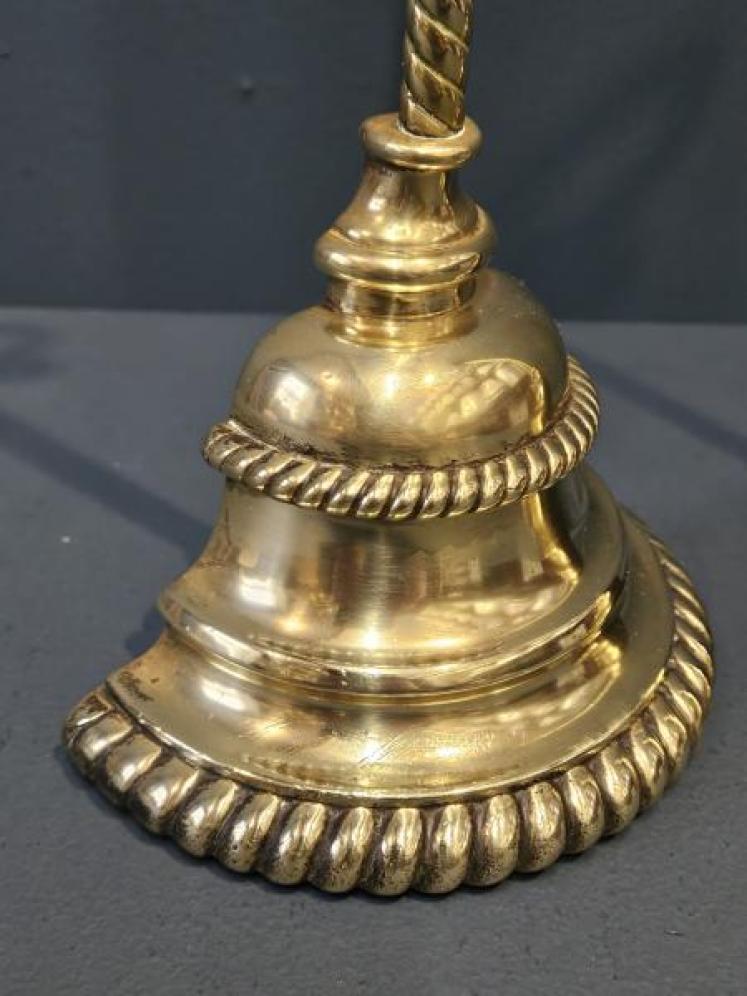 Superb Matching Pair of Victorian Brass Door Stops - Image 7