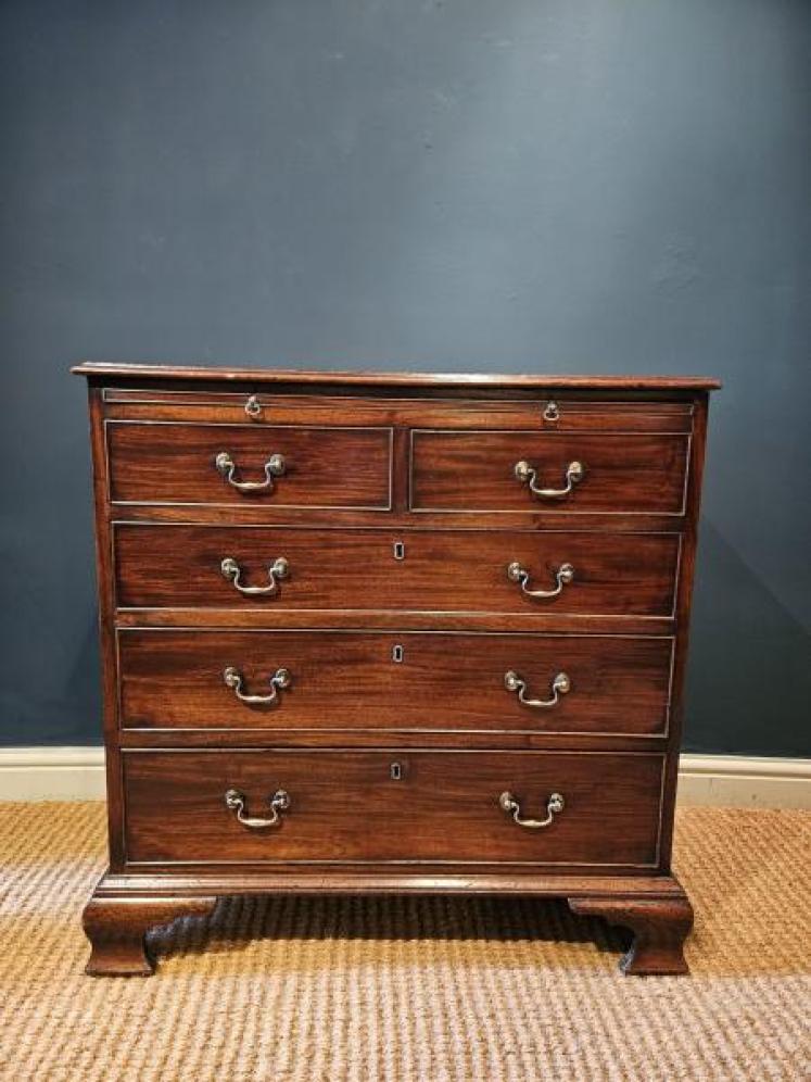 George III Mahogany Chest of Drawers - Image 2