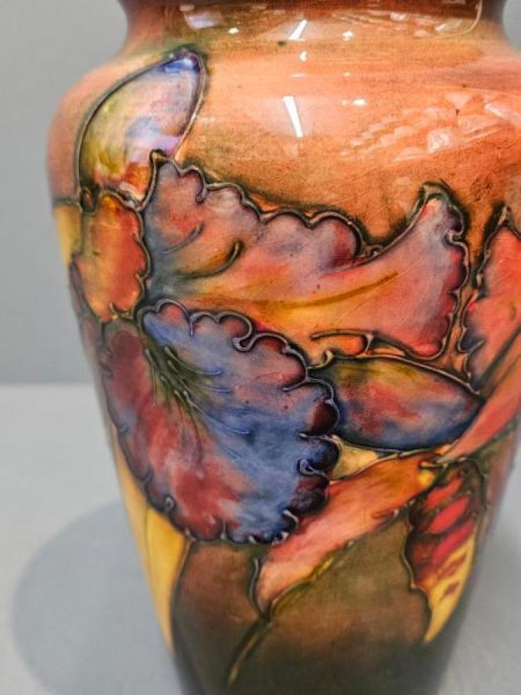 Moorcroft Orchid Flambé Vase  - Image 5