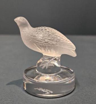 Lalique Grouse Paper Weight 