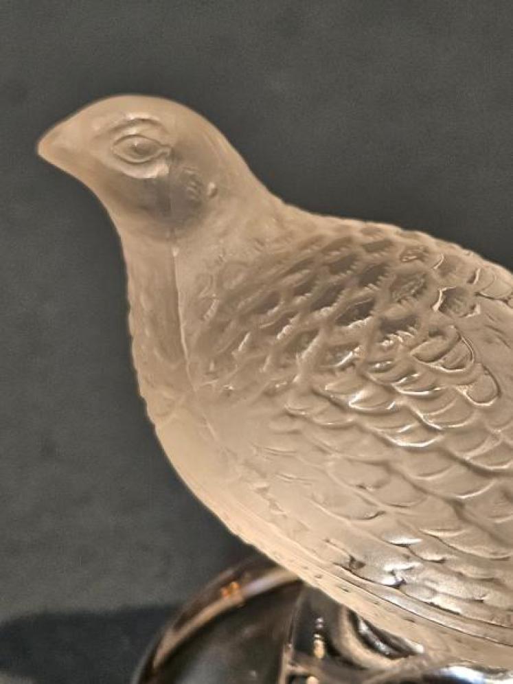 Lalique Grouse Paper Weight  - Image 2