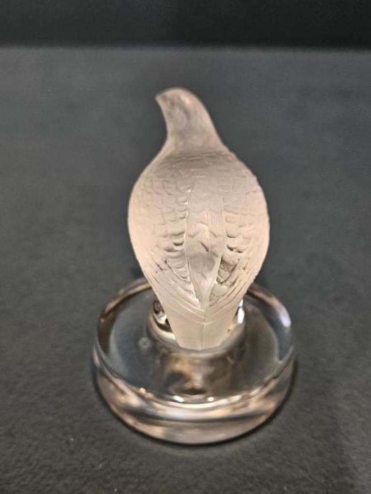 Lalique Grouse Paper Weight  - Image 4