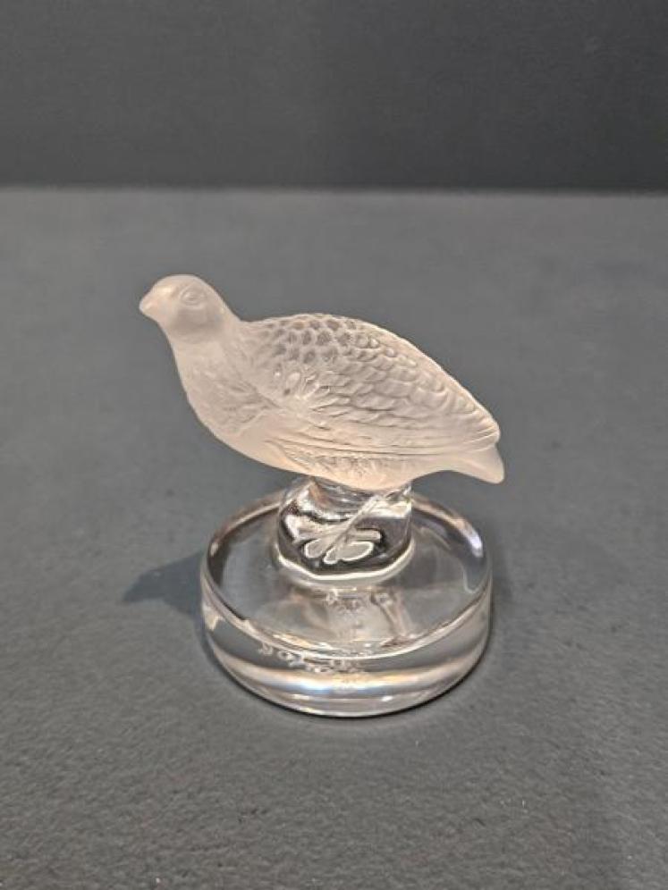 Lalique Grouse Paper Weight  - Image 6