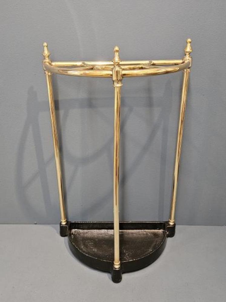 Victorian Cast Iron and Brass Stick Stand - Image 1