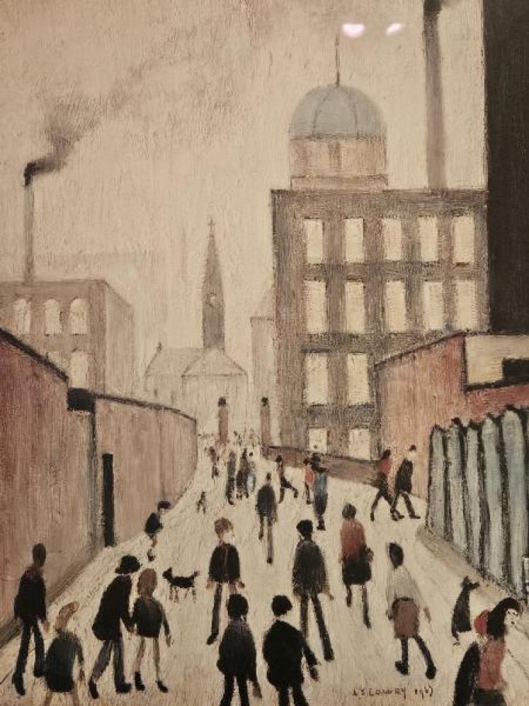 Superb Signed Lowry Print 'Mrs Swindells Picture' - Image 4