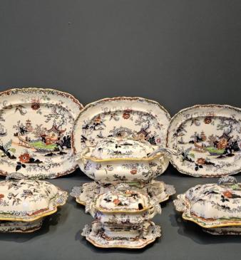 Superb Ashworths Ironstone Serving Set