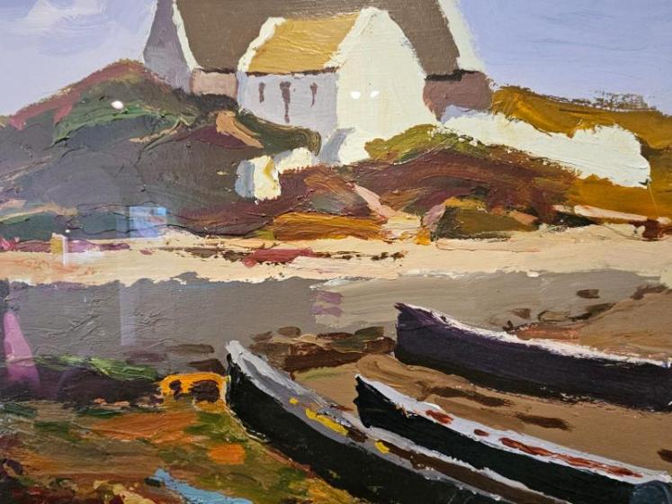 Outstanding Acrylic on Board 'Low tide at Dolan' by Dolland McIntyre - Image 6