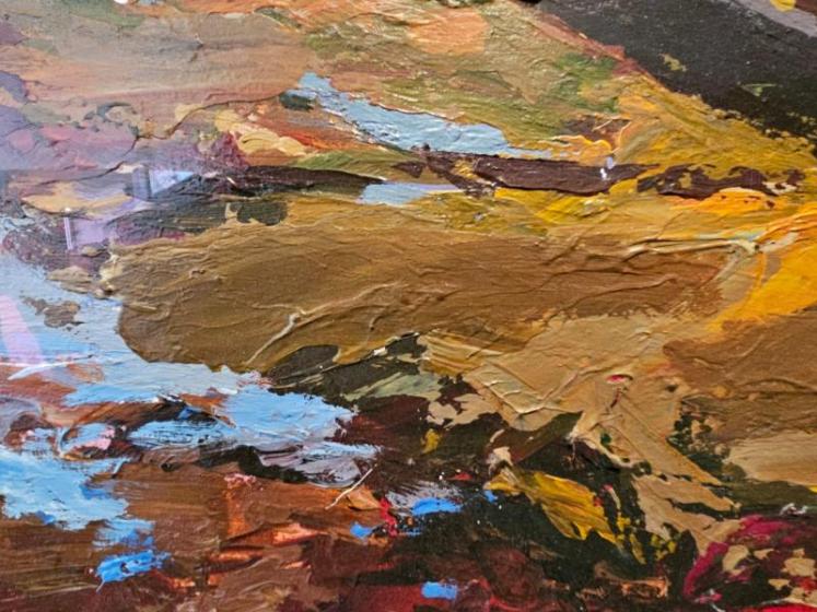Outstanding Acrylic on Board 'Low tide at Dolan' by Dolland McIntyre - Image 7
