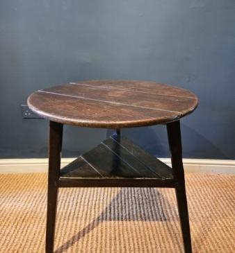 George III Welsh Oak Cricket Table