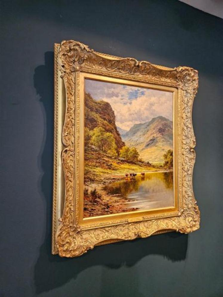 Henry Hillier Parker Oil on Canvas 'Loch Etive' Painting - Image 5