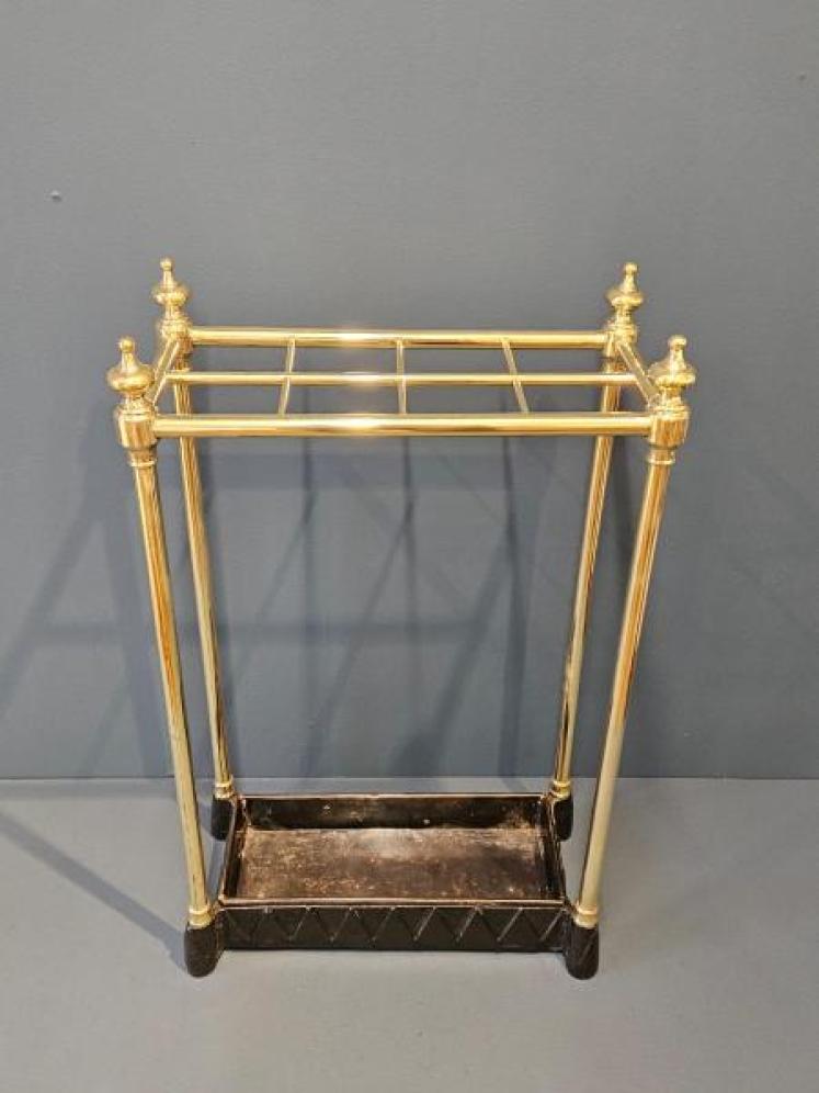 Victorian Brass and Cast Iron Stick Stand  - Image 1