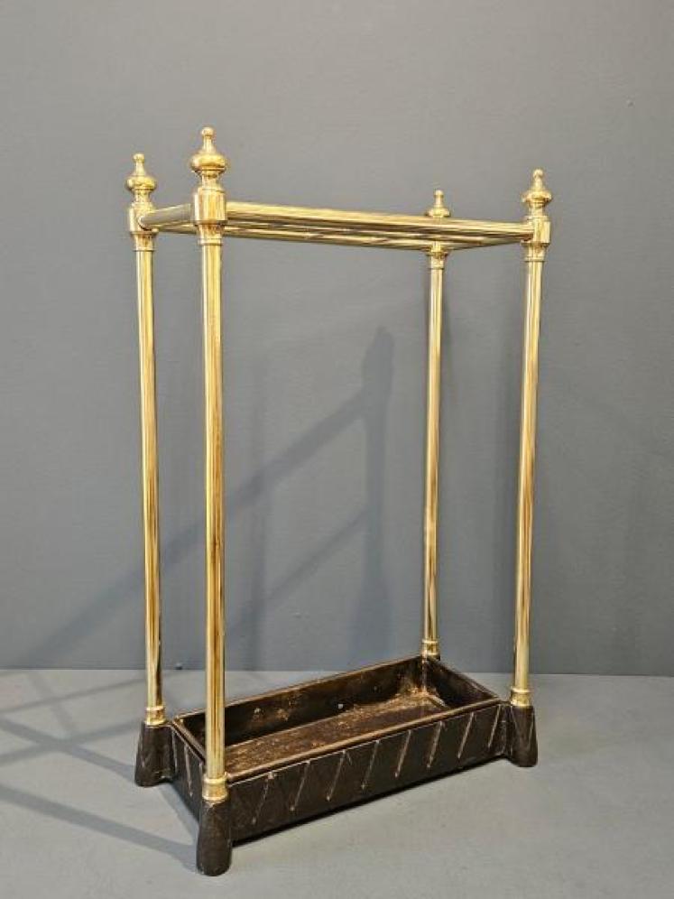 Victorian Brass and Cast Iron Stick Stand  - Image 2
