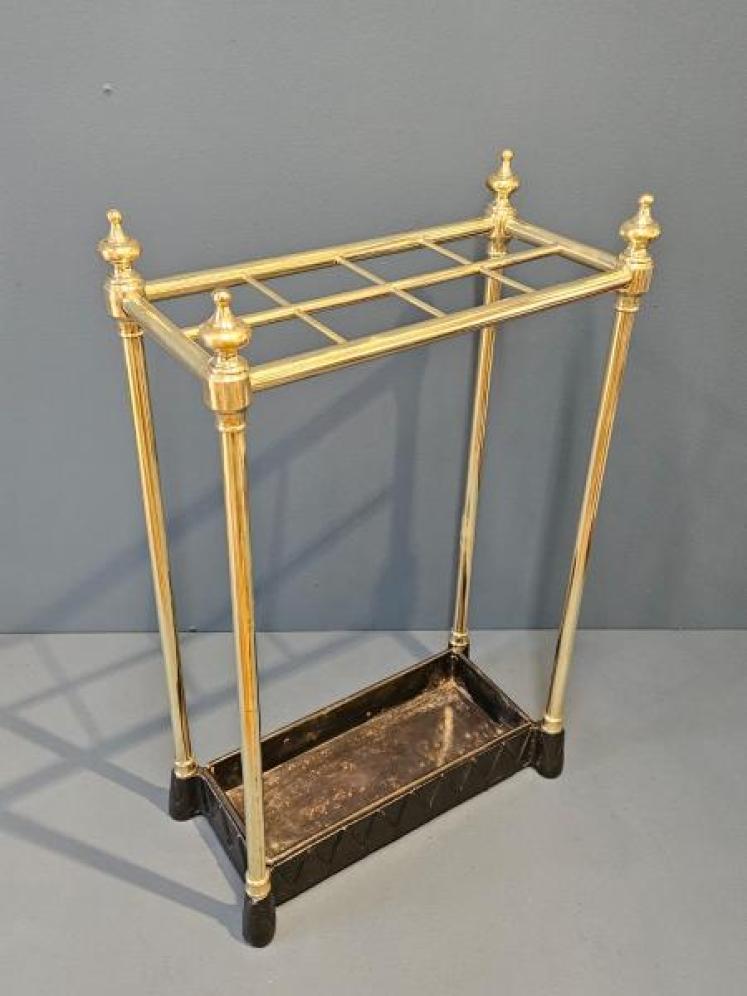 Victorian Brass and Cast Iron Stick Stand  - Image 5