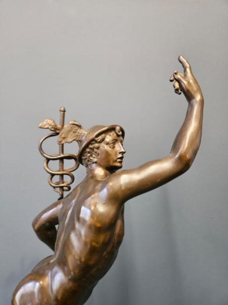  Victorian Bronze of Hermes - Image 2