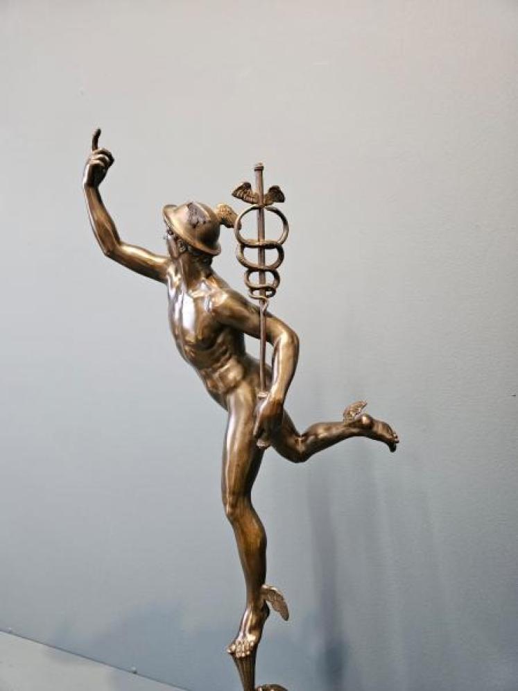  Victorian Bronze of Hermes - Image 6