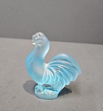 Turquoise Lalique Cockerel